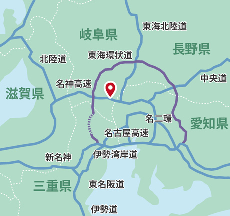 効率的に展開できる利便性の高い立地