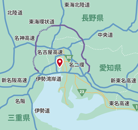 効率的に展開できる利便性の高い立地